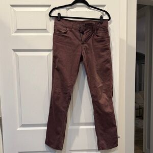 Levi's mens 511 slim Jeans in Burgundy. 30 x 30. Excellent condition